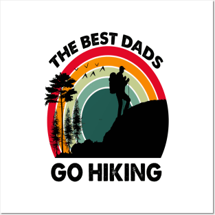 The Best Dads Go Hiking Posters and Art